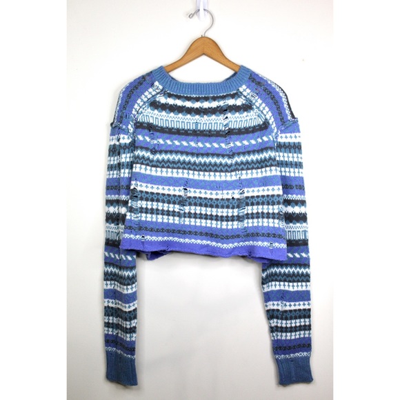 Urban Outfitters BDG Nico Distressed Cropped Jumper - Picture 7 of 13